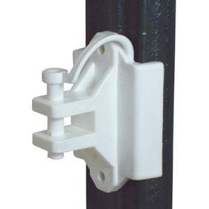 T Post/Wood - Pinlock Insulator - Polywire/wire - White