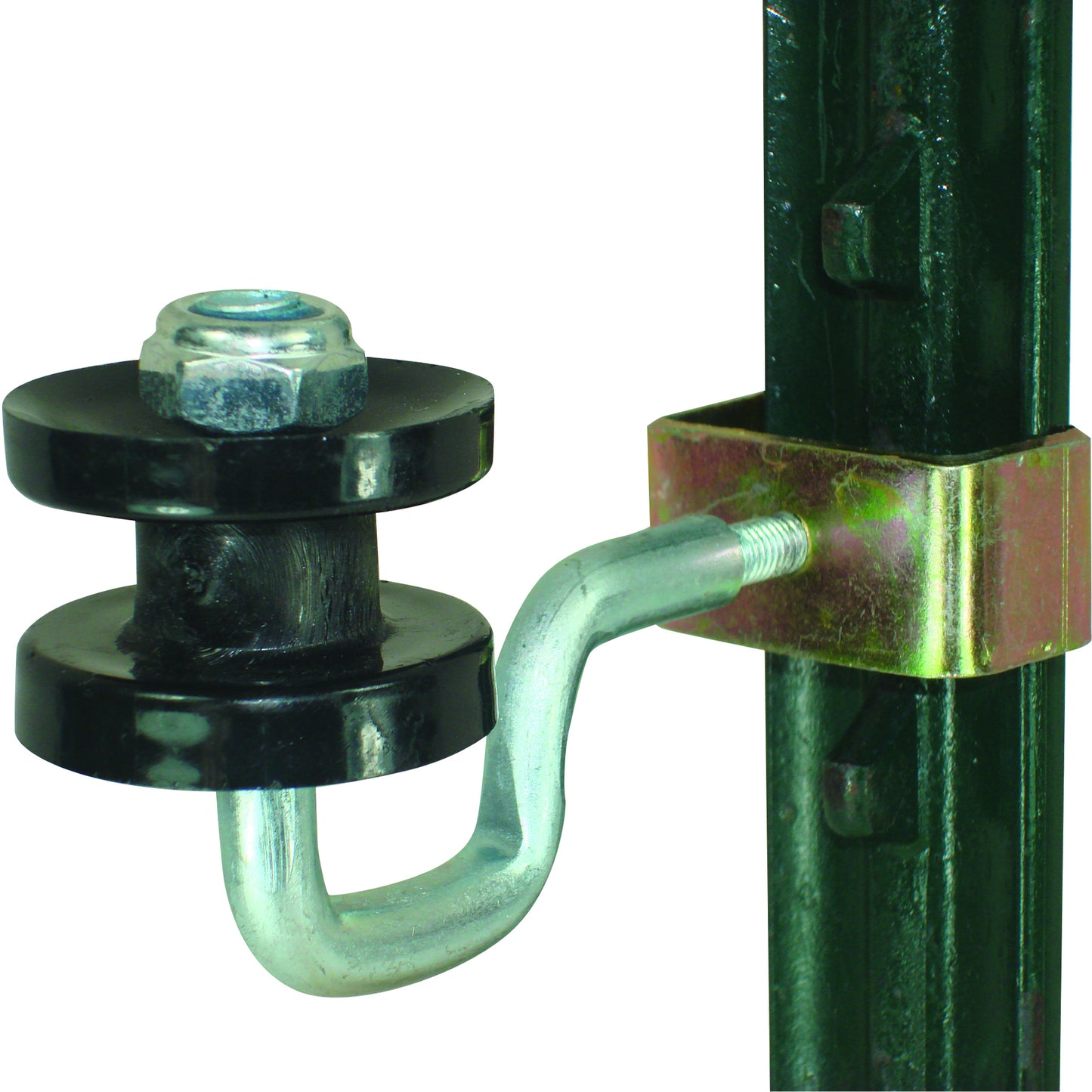 T Post - Corner Insulator - Polyrope - Black