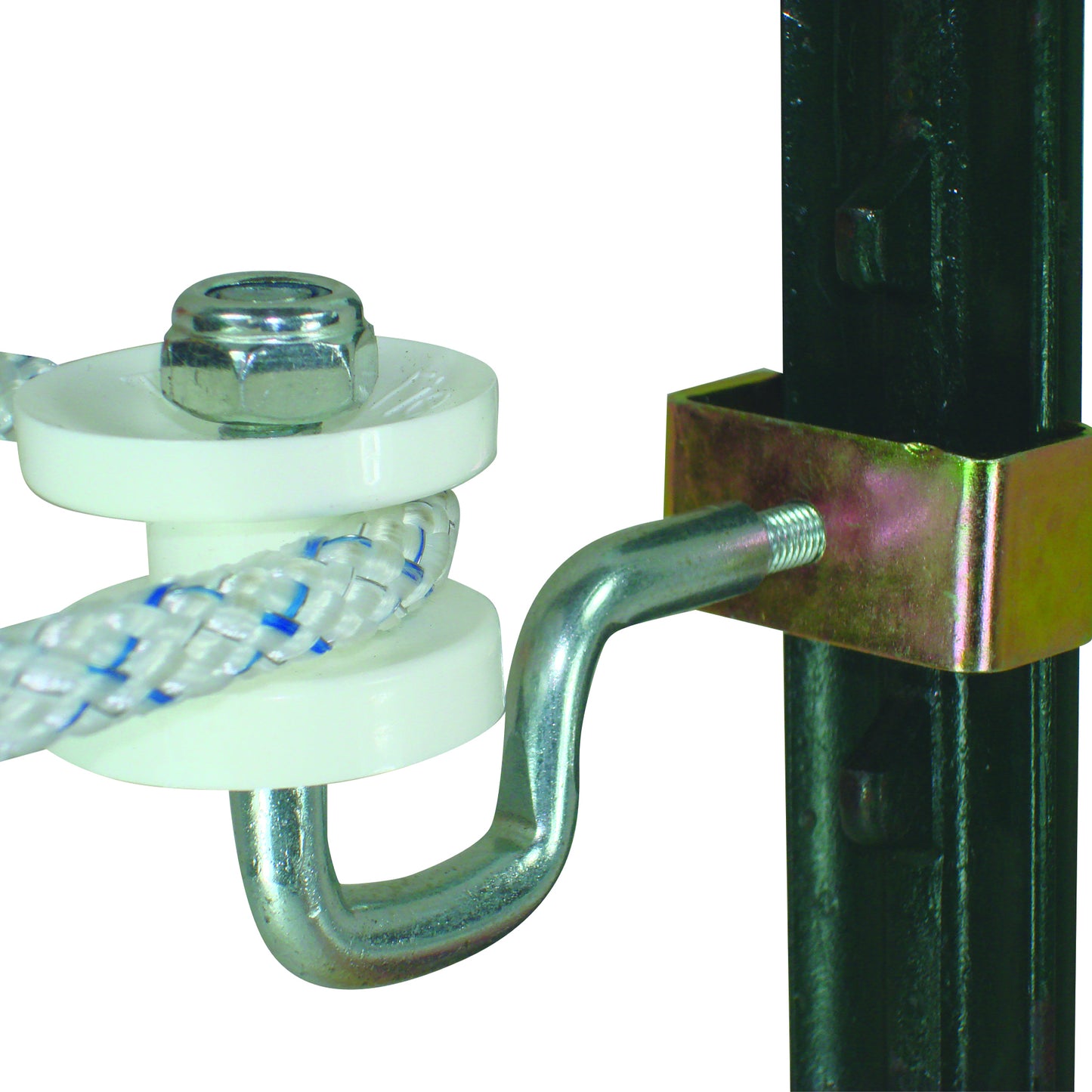 T Post - Corner Insulator - Polyrope - White