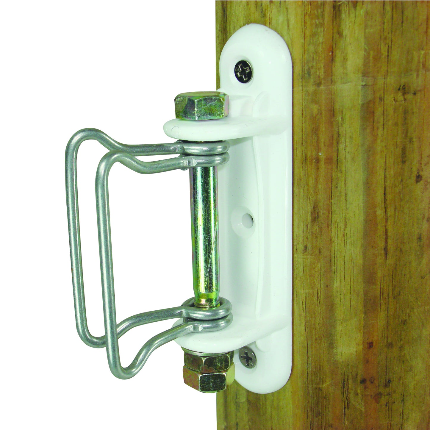 Wood Post - 2" Polytape Corner/End Insulator - White - 1pk