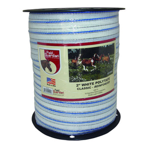 Field Guardian - 2" White Polytape - Classic Reinforced