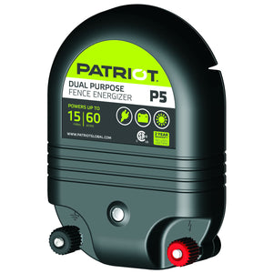 Patriot - P5 DUAL Purpose Fence Energizer - 0.50 Joule