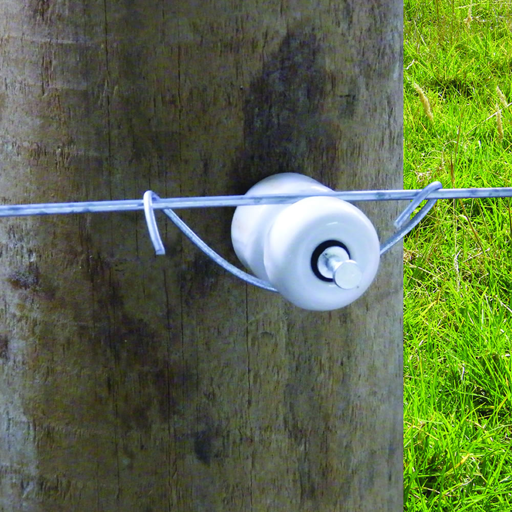 Patriot - Wood Post Porcelain Insulator (with nail) (25pk)