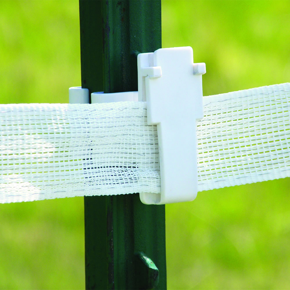 Patriot - T-Post Wide Tape Insulator - White