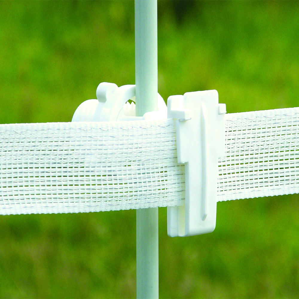 Patriot - Rod Post Wide Tape Insulator - White
