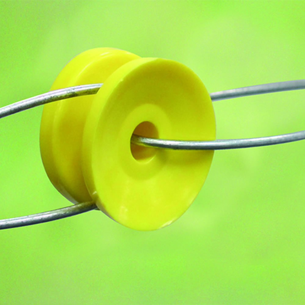 Patriot - Corner Bobbin Insulator - Yellow
