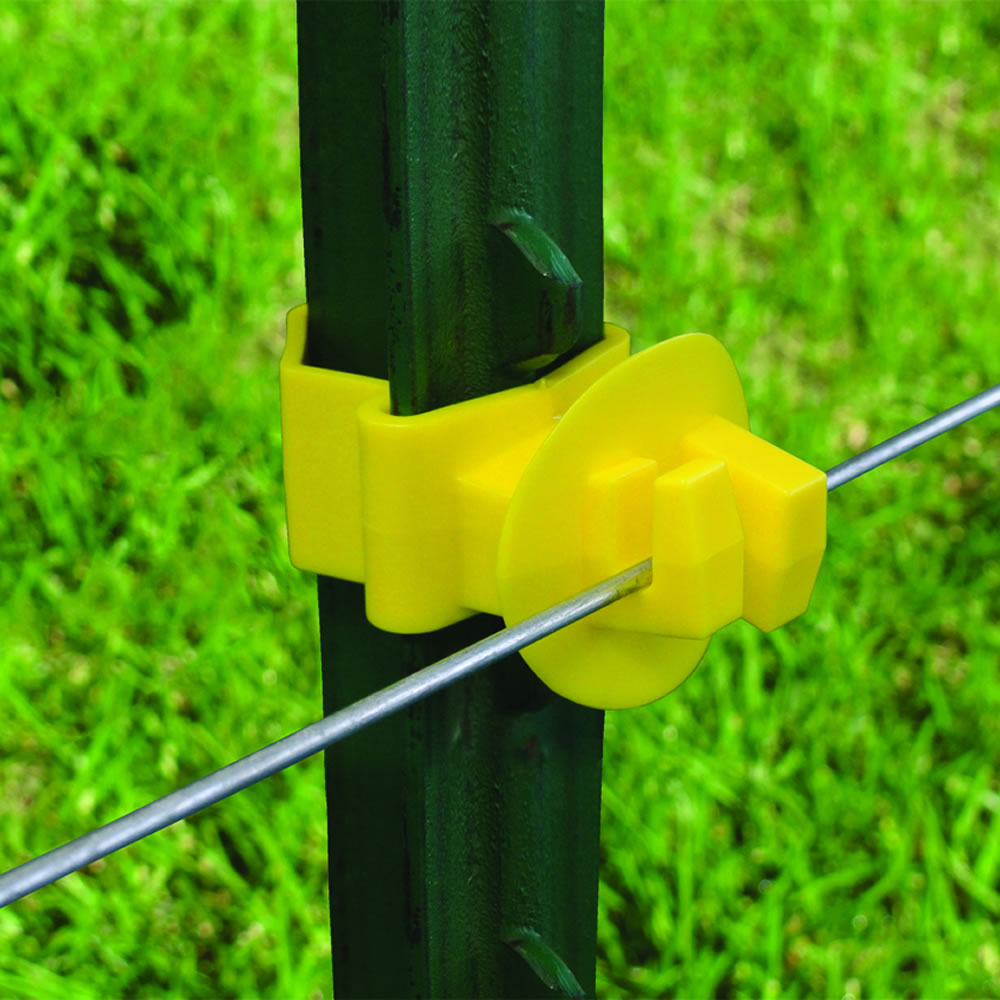 Patriot - T-Post Claw Insulator - Yellow
