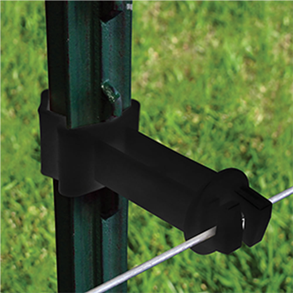 Patriot - 2" Wrap-Around T-Post Extender Insulator - Black