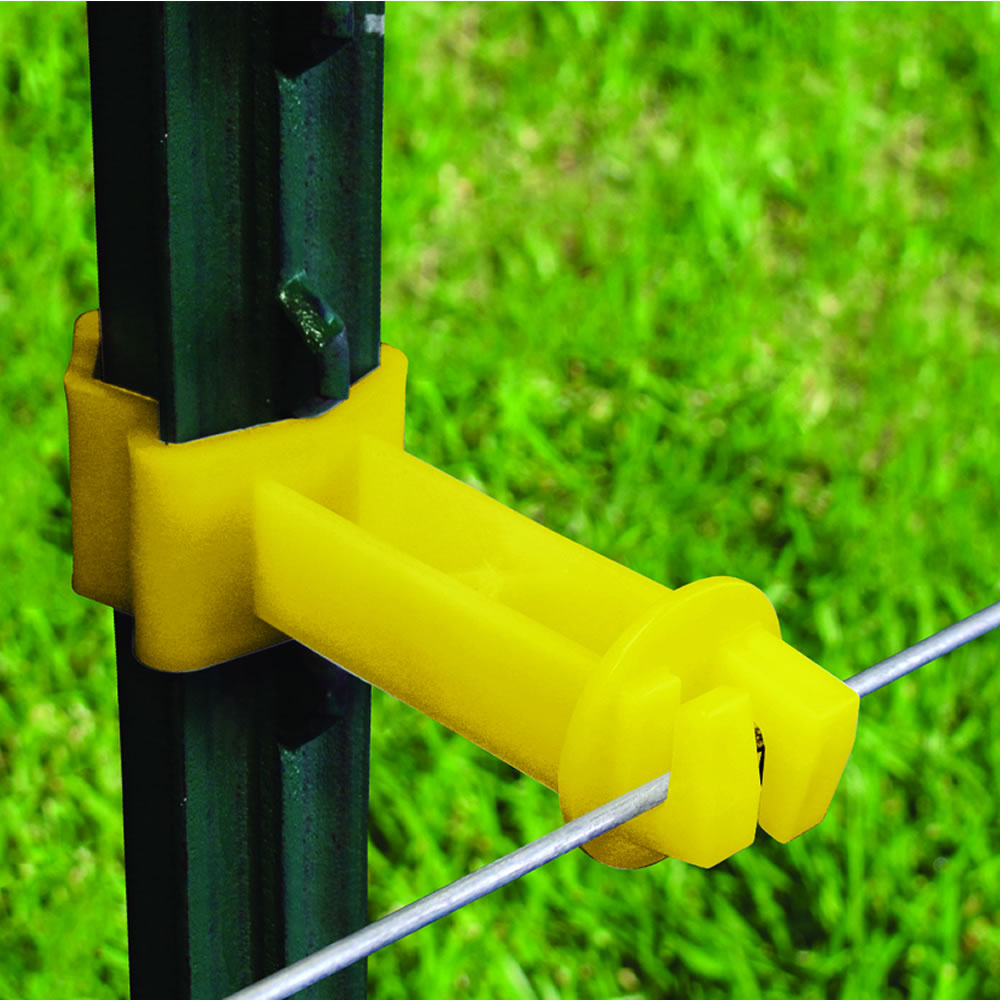 Patriot - 2" Wrap-Around T-Post Extender Insulator - Yellow