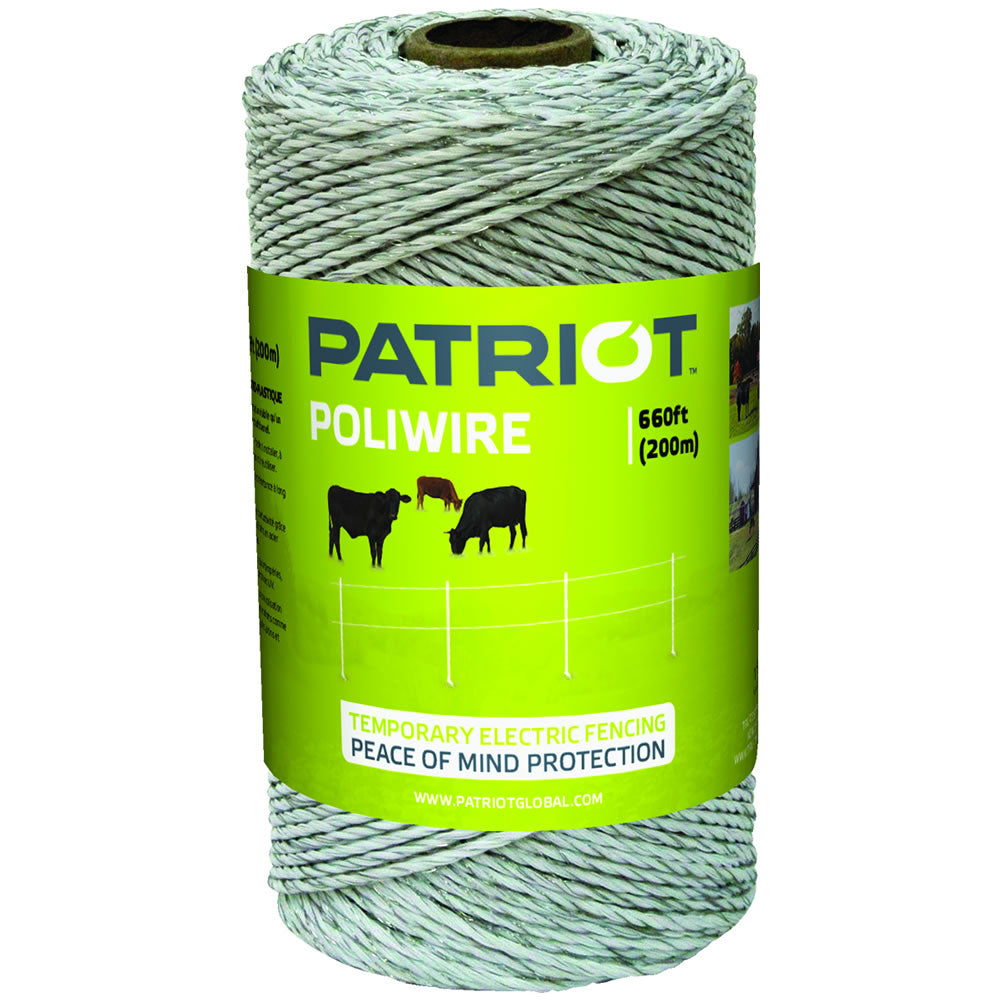 Patriot White Polywire - 660'