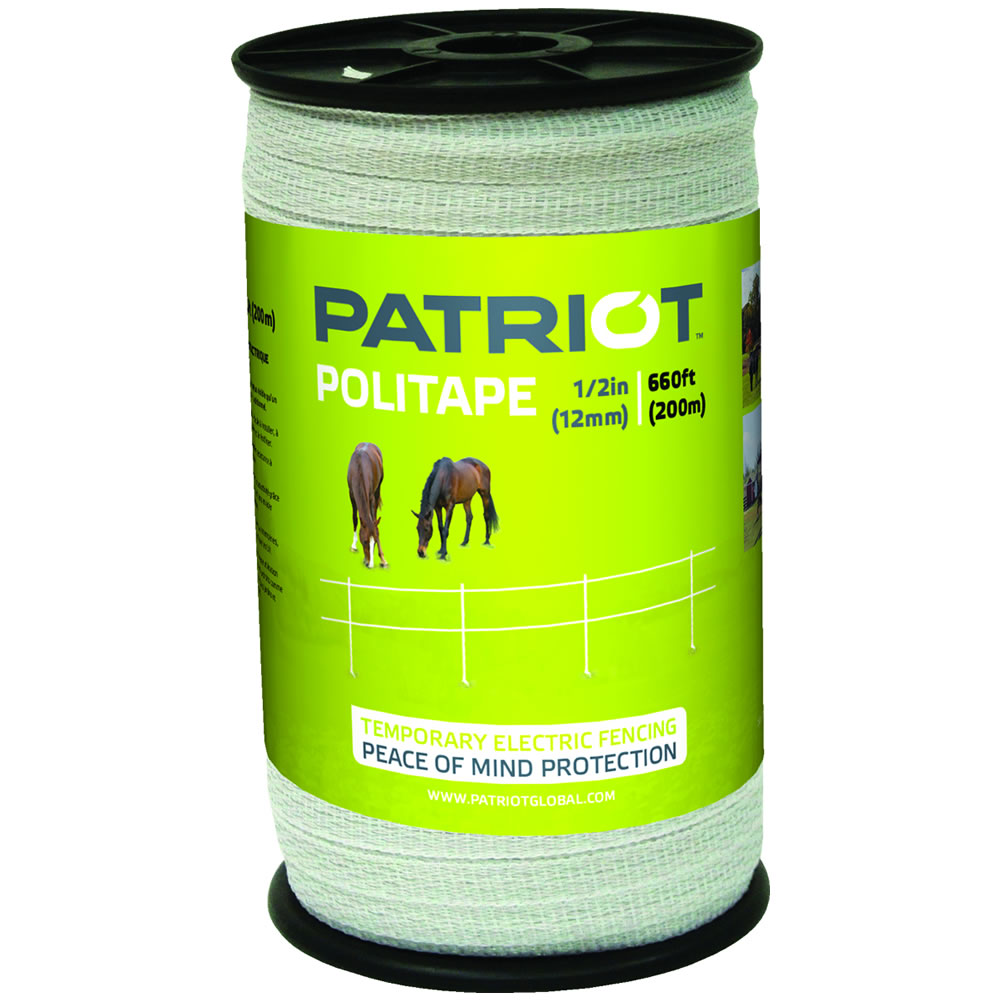Patriot - 1/2" White Politape - 660' White