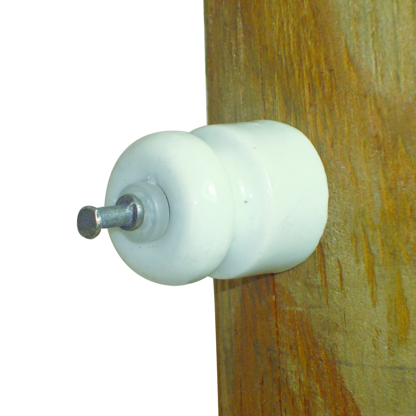 Porcelain Insulator with nail & washer