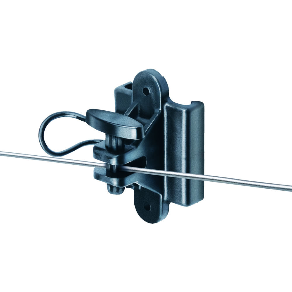 Speedrite - Dual Purpose Wood / T-Post Insulator (1 5/16"-1.33 posts) - Black