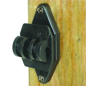 Wood Post - Nail on Insulator for Hi-Tensile - Black (100/pk)