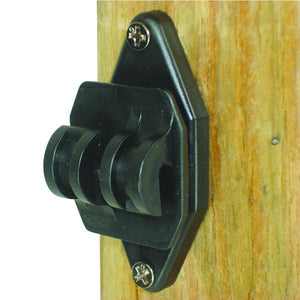Wood Post - Nail on Insulator for Hi-Tensile - Black (25/pk)
