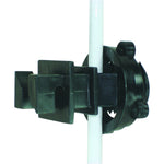 Round Post - W Style Screw on - Polywire/wire - Black