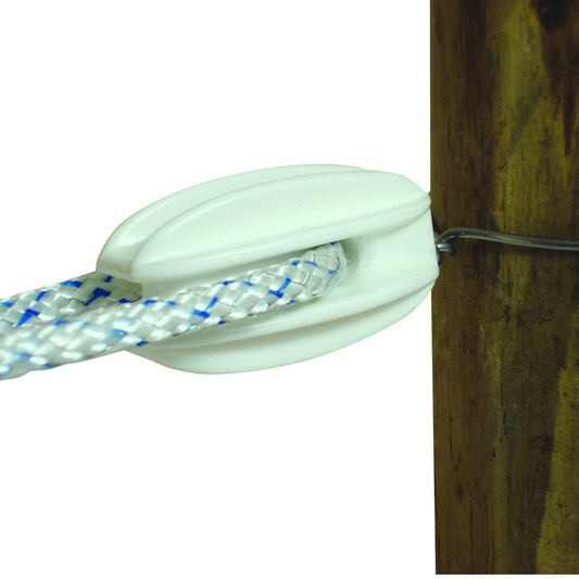 Heavy Duty Tie on Corner/End - Polyrope - White