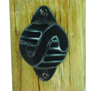Wood Post - Nail on Insulator - Polyrope - Black (100/pk)