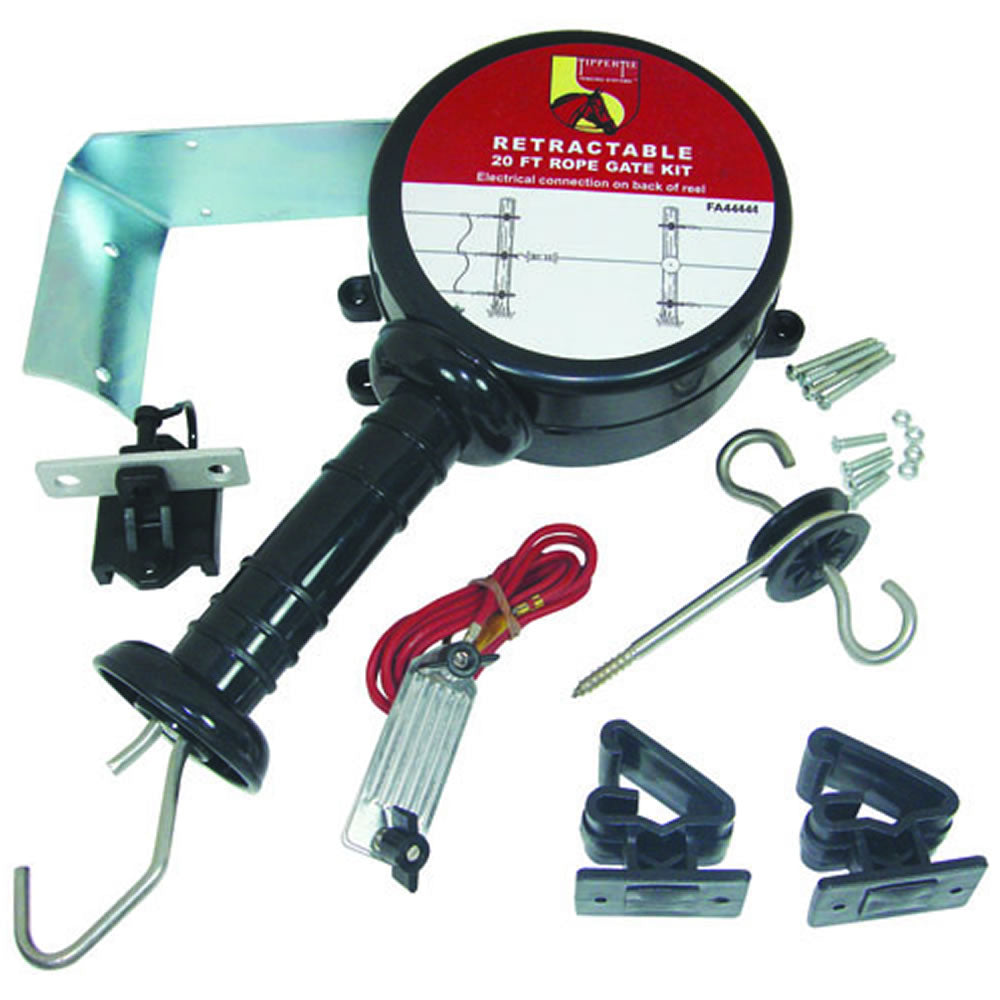 Retractable Rope Gate Kit - 20' - Black – Field Guardian