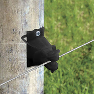 Patriot - Wood Post Pinlock Insulator - Black