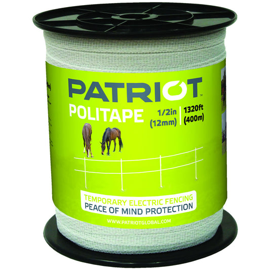 Patriot - 1/2" White Politape - 1,320' White