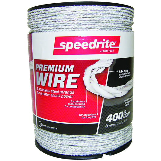 Speedrite - 9 Strand Premium Wire 1320' White